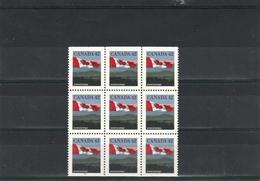Canada -1991- Michel # 1268 A+D - Block Of 9 - MNH (**) - Timbres Seuls
