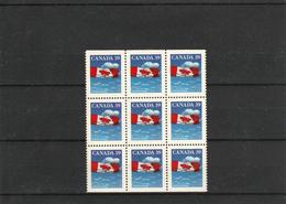 Canada -1989- Michel # 1161 A+D - Block Of 9 - MNH (**) - Single Stamps