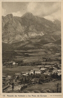 LEÓN , TARJETA POSTAL SIN CIRCULAR , POSADA DE VALDEÓN Y LOS PICOS DE EUROPA - León