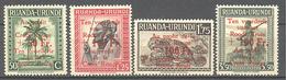 Ruanda Urundi: Yvert N° 150/153**; MNH; Croix Rouge - Unused Stamps
