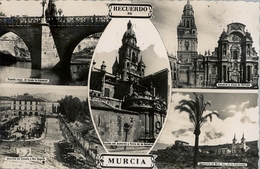 MURCIA  , TARJETA POSTAL  ESCRITA SIN CIRCULAR , RECUERDO DE MURCIA - Murcia