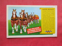 Wilson Six Horse Hitch Of Clydesdales   -- Ref 3218 - Pferde