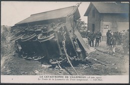 La Catastrophe De VILLEPREUX (18 Juin 1910) - Le Tender De La Locomotive - Villepreux