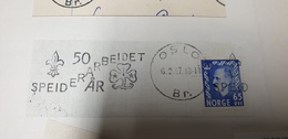 Spider Arbeidet SPIDER WORK Norway Norge Oslo 1957 Cancel Cancellation - Araignées