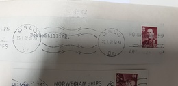 Norway Norge 1962 Oslo Cancel Cancellation - Cartas & Documentos