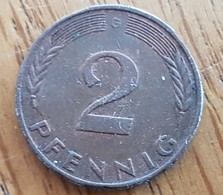 Germany Deutschland   2 Pfennig 1977 G - 2 Pfennig