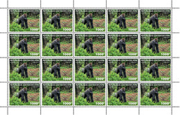 Central Africa. 2019 Gorilla. (local02c)  LOCAL ISSUE - Gorilas