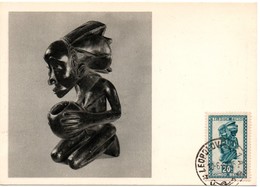 Congo Belge 1952 Léopoldville - Carte Maximum Ionyl Plasmarine N° III - Brieven En Documenten