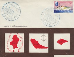 LETTRE. COVER. WALLIS ET FUTUNA. 1965. REINE AMELIA PREMIER JOUR. MATA-UTU - Cartas & Documentos