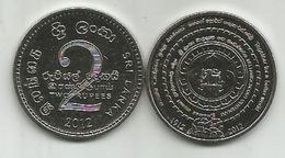 Sri Lanka 2 Rupees 2012. UNC Scout Movement Centenary KM#189 - Sri Lanka