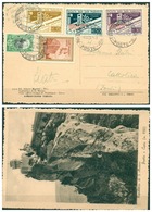 V6471 SAN MARINO 1943 Stampa 3 Val. + Arbe + Compl. Su Cartolina Per Cattolica, Ottime Condizioni - Storia Postale