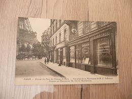 CPA 75 Paris VII ème Pub Pharmacie M.J.Tiffeneau Entrée Du Parc Du Champ De Mars - Paris (07)