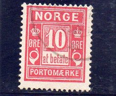 NORVEGE 1889-93 O - Oblitérés
