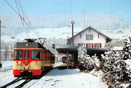 Suisse - Vaud VD - SAINTE-CROIX - La Gare - Train - VD Vaud