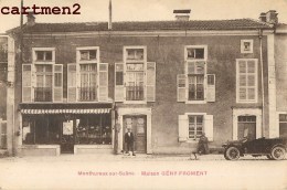 RARE CPA : MONTHUREUX-SUR-SAONE MAISON GENY-FROMENT DEVANTURE MAGASIN COMMERCE AUTOMOBILE 88 VOSGES - Monthureux Sur Saone