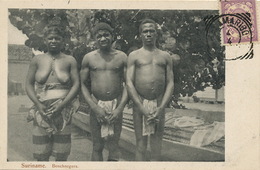 Suriname Boschnegers Nude Men And Woman   Stamped Paramaribo Not Postally Used  Edit Klein No 29 - Surinam