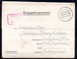 KRIEGSGEFANGENENPOST NAZI GERMANY THIRD REICH WW2 FROM PRISONER OF WAR POW CAMP OFLAG VIIA MURNAU TO SULEJOWEK GG POLAND - Gefängnislager