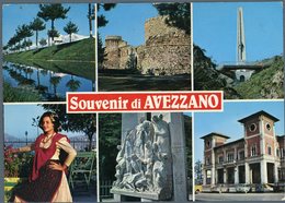 °°° Cartolina N. 57 Avezzano Souvenir Di Avezzano Nuova °°° - Avezzano