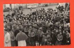 TRW-39 Carte-Photo 1ère Messe Chanoine Marcel Heimoz Bulle Scouts  16avril1950  Glasson Non Circ - Bulle