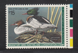US 1994 RW61 $15.00 MNH**, Excellent Condition. It Was Stored In The De-himidity Cabinet Since It Was Purchased! - Duck Stamps
