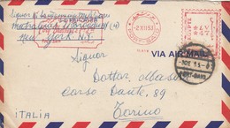 9335-AFFRANCATURA MECCANICA ROSSA - EGITTO - 1953 - Cartas & Documentos