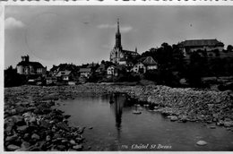 (93)  CPSM  Chatel Saint Denis  (Bon Etat) - Châtel-Saint-Denis