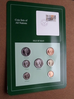 ISLE OF MAN ( From The Serie Coin Sets Of All Nations ) Card 20,5 X 29,5 Cm. ) + Stamp '88 ! - Île De  Man