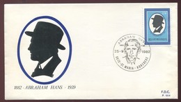 1982 "FDC"  1er Jour , Timbre N° 2064   Abraham Hans - 1981-1990