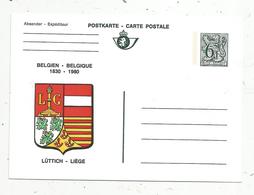 Entier Postal NEUF, Briefkaart, 6f50 ,BELGIEN-BELGIQUE 1830-1980 , Blason LÜTTICH-LIEGE ,vierge , Belgique - Sonstige & Ohne Zuordnung