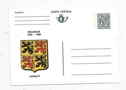 Entier Postal NEUF, Briefkaart, 6f50 , BELGIQUE 1830-1980 , Blason HAINAUT ,vierge , Belgique - Sonstige & Ohne Zuordnung