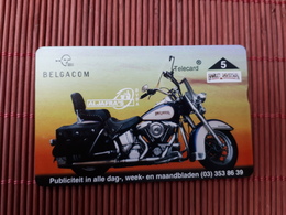 Harley Davidson Phonecard Belgium 512 L (Mint,Neuve)Only 1000 EX Made  Rare - Motorfietsen