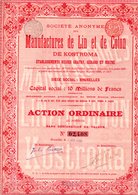 Manufactures De Lin Et De Coton De KOSTROMA - Tessili