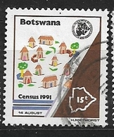 BOTSWANA   1991 National Census    Used - Botswana (1966-...)