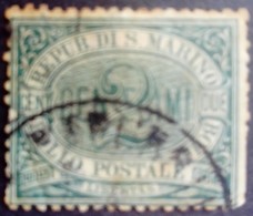 Saint Marin San Marino 1877 Yvert 1 O Used Usato - Oblitérés