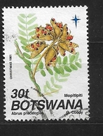 BOTSWANA   1991 Christmas - Seed Pods   Used    Abrus Precatorius - Botswana (1966-...)