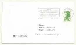 THEME EUROPE  ANNEE EUROPEENNE DE LA MUSIQUE  EXPO BRON  13/05/1985 - Maschinenstempel (Werbestempel)