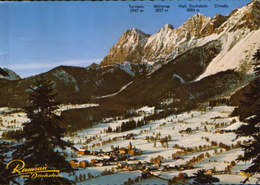 Osterreich - Postcard  Circulated In 1976 - Ramsau Am Dachstein - Overview - 2/scans - Ramsau Am Dachstein