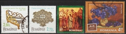 2018: Rumänien Mi.Nr. 7345, 7356, 7357 + 7370 Gest. (d344) / Roumanie Y&T No. 6266, 6274, 6275 + 6286 Obl. - Used Stamps