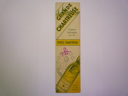 GP 2019 - 589  Joli  MARQUE-PAGES  "GRANDE CHARTREUSE"   XXX - Bookmarks