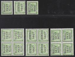 HERALDISCHE LEEUW VOORAFGESTEMPELD - Typo Precancels 1967-85 (New Numerals)