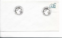 BRASIL YEAR 1989 COVER BIRDS ON SPECIAL POSTMARK  FIRST ECOLOGICAL FESTIVAL IN SANTA TERESA - Gepersonaliseerde Postzegels