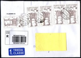 SLOVAKIA 2018 - REGISTERED ENVELOPE - BIENIALL OF ILLUSTRATIONS BRATISLAVA 2009 - Covers & Documents