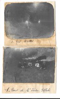 VILLABE (91) Deux Anciennes Photographies Contrecollées Sur Papier Les Brettes Et Bois De Mr Voisin - Other & Unclassified