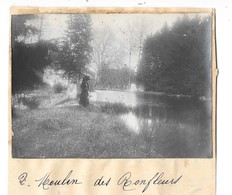 MOULIN GALANT ? (91) Ancienne Photographie Contrecollée Sur Papier Moulin Des Ronfleurs - Other & Unclassified