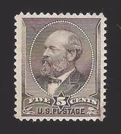 US #205 1882 Brown Perf 12 Mint OG F-VF SCV $250 - Ungebraucht