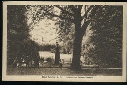 Bad Soden Kurhaus Mit Thilenius Denkmal August Christian - Bad Soden