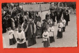 TRX-17 Procession Fête-Dieu à Bulle, Le 31 Mai 1945, Autorités Religieuses. Non Circulé, Carte-photo Glasson - Bulle