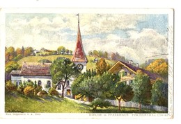 1927 - Fischenthal - Kirche Und Pfarrhaus - Thal