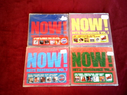 COLLECTION DE 4 CD ALBUM  DE  NOW !  °°°°°  HITS  REFERENCE  VOL  3 + 4 + 6 + 7    CD  NEUF - Compilations
