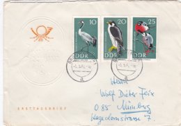 DDR    FDC 1967 Birds (DD9-39) - FDC: Sobres